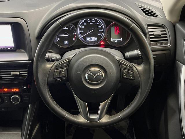 CX-5 XD SDナビ バックカメラ クルーズコントロール 禁煙車 ドラレコ スマートキー HIDヘッド ETC 車線逸脱警報 オートライト デュアルエアコン 純正17インチアルミ(11枚目)