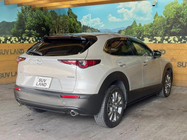 CX-30 20S Lパッケージ 純正8.8型ナビ 禁煙車 全周囲カメラ レーダークルーズ BOSEサウンド パワーバックドア コーナーセンサー 黒革シート 運転席パワーシート スマートキー LEDヘッド 純正18インチアルミ(17枚目)