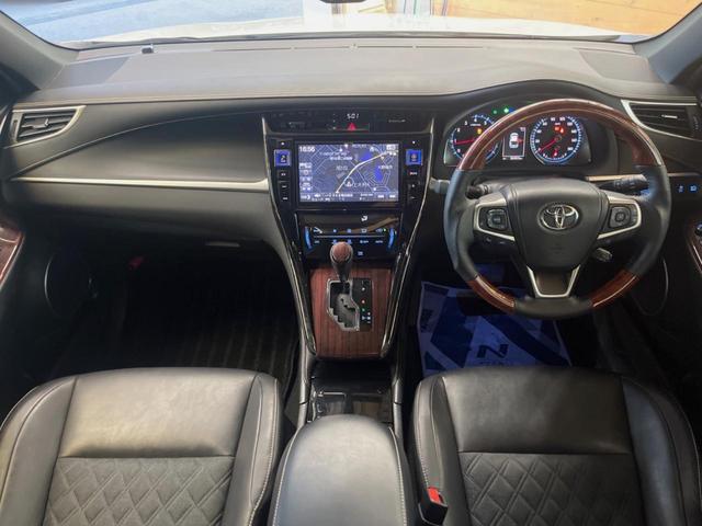 ハリアー プレミアム サンルーフ モデリスタフルエアロ BIG-X9インチナビ バックカメラ 禁煙車 電動リアゲート パワーシート スマートキー LEDヘッド ビルトインETC クルーズコントロール 18インチアルミ(2枚目)