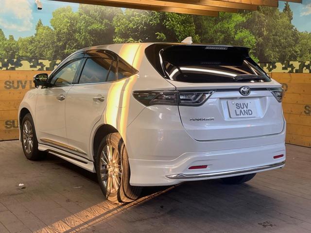 ハリアー プレミアム サンルーフ モデリスタフルエアロ BIG-X9インチナビ バックカメラ 禁煙車 電動リアゲート パワーシート スマートキー LEDヘッド ビルトインETC クルーズコントロール 18インチアルミ(55枚目)