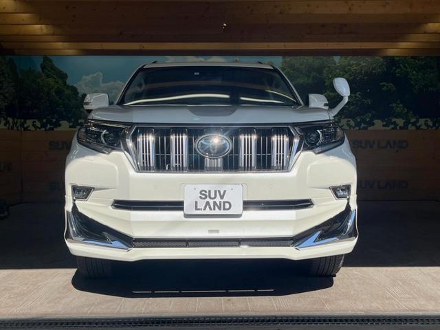 ランドクルーザープラド TX Lパッケージ 4WD 7人乗り サンルーフ モデリスタエアロ 純正9インチSDナビ バックカメラ 衝突被害軽減システム レーダークルーズ 禁煙車 黒革シート シートベンチレーション 電動格納サードシート ETC(15枚目)