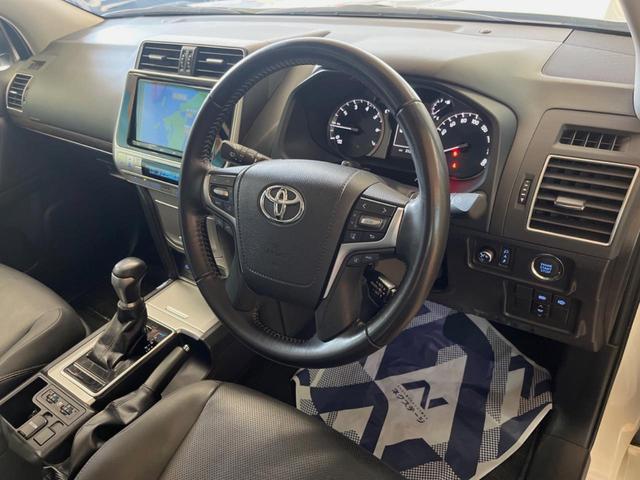 ランドクルーザープラド TX Lパッケージ 4WD 7人乗り サンルーフ モデリスタエアロ 純正9インチSDナビ バックカメラ 衝突被害軽減システム レーダークルーズ 禁煙車 黒革シート シートベンチレーション 電動格納サードシート ETC(31枚目)