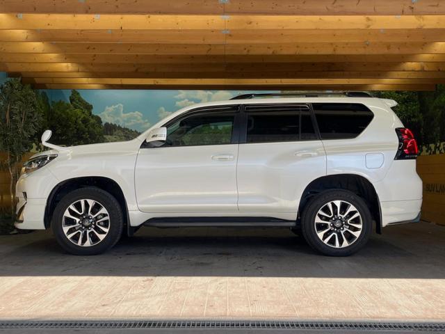 ランドクルーザープラド TX Lパッケージ 4WD 7人乗り サンルーフ モデリスタエアロ 純正9インチSDナビ バックカメラ 衝突被害軽減システム レーダークルーズ 禁煙車 黒革シート シートベンチレーション 電動格納サードシート ETC(53枚目)