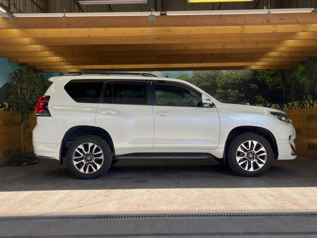 ランドクルーザープラド TX Lパッケージ 4WD 7人乗り サンルーフ モデリスタエアロ 純正9インチSDナビ バックカメラ 衝突被害軽減システム レーダークルーズ 禁煙車 黒革シート シートベンチレーション 電動格納サードシート ETC(54枚目)
