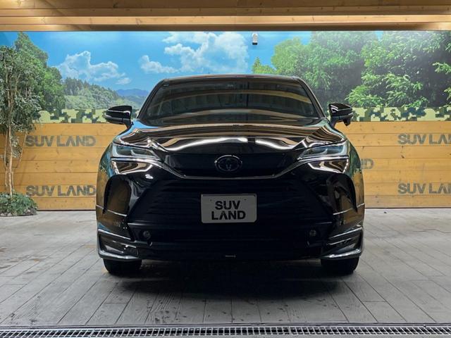 ハリアーハイブリッド Z レザーパッケージ モデリスタエアロ 12.3インチメーカーナビ バックカメラ セーフティセンス レーダークルーズ ブラインドスポットモニター LEDヘッド 黒革シート シートベンチレーション 19インチアルミ ETC(14枚目)