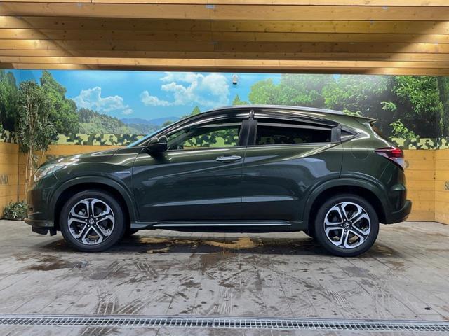 ヴェゼル ハイブリッドＺ・ホンダセンシング　禁煙車　純正ＳＤナビ　バックカメラ　ホンダセンシング　レーダークルーズコントロール　シートヒーター　ハーフレザーシート　トノボード　純正革巻きステアリング　１７インチ純正アルミ　デュアルオートエアコン（50枚目）