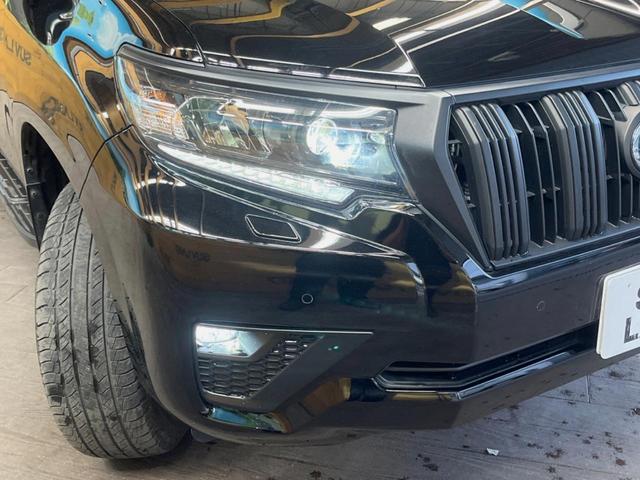 ランドクルーザープラド ＴＸ　Ｌパッケージ　マットブラックエディション　禁煙車　サンルーフ　ディーゼル　純正９型ディスプレイオーディオ　全周囲カメラ　レーダークルーズコントロール　シートベンチレーション　パワーシート　ＬＥＤヘッド　ＥＴＣ　セーフティセンス　黒革シート（12枚目）