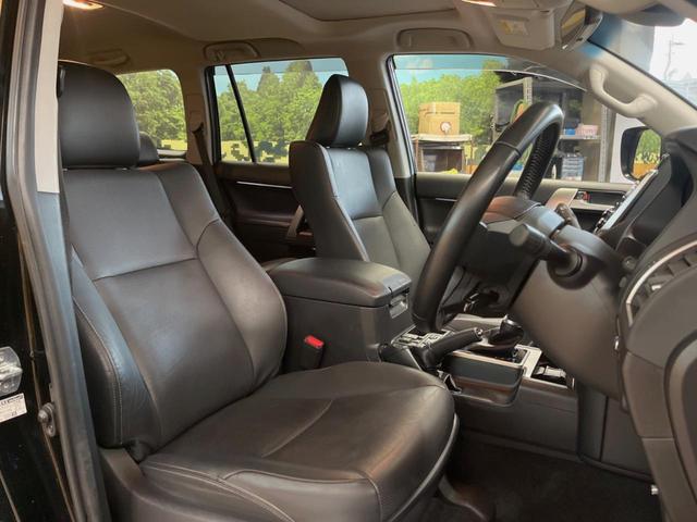 ランドクルーザープラド ＴＸ　Ｌパッケージ　マットブラックエディション　禁煙車　サンルーフ　ディーゼル　純正９型ディスプレイオーディオ　全周囲カメラ　レーダークルーズコントロール　シートベンチレーション　パワーシート　ＬＥＤヘッド　ＥＴＣ　セーフティセンス　黒革シート（40枚目）