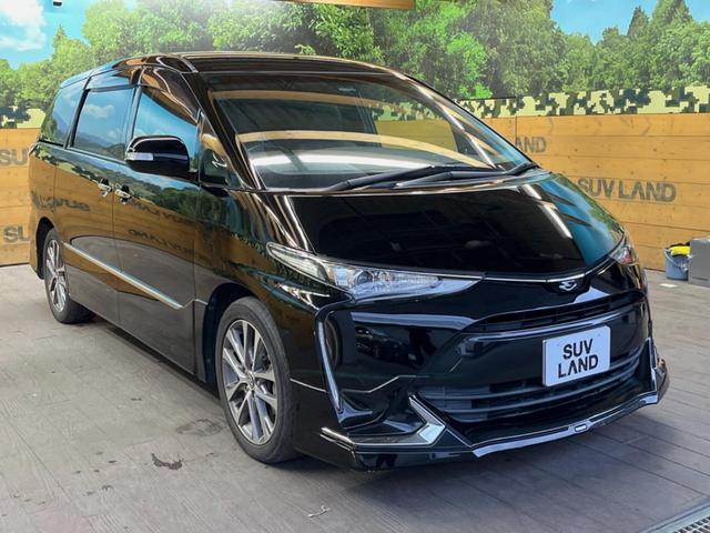 エスティマ アエラス　プレミアム　モデリスタエアロ　純正９インチナビ　バックカメラ　セーフティセンス　クルーズコントロール　フリップダウン　両側パワスラ　パワーシート　ハーフレザーシート　ＬＥＤヘッド　純正１８インチアルミ　ＥＴＣ（16枚目）