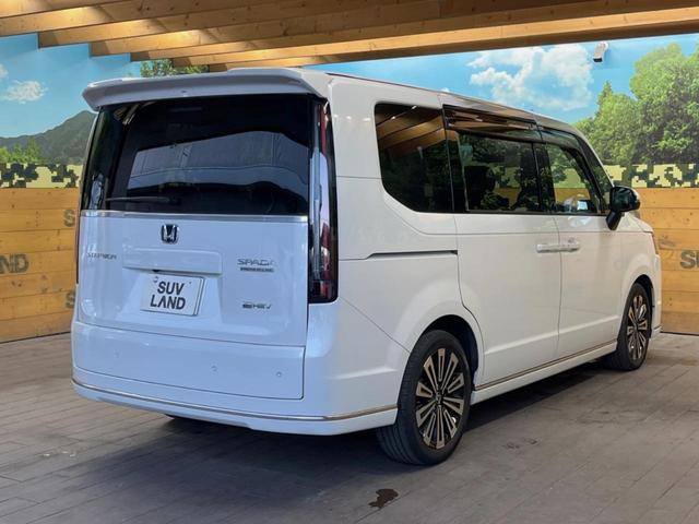 ステップワゴン ｅ：ＨＥＶスパーダ　プレミアムライン　禁煙車　１１．４インチナビ　全周囲カメラ　パワーバックドア　ホンダセンシング　ハーフレザーシート　両側電動スライドドア　シートヒーター　デュアルオートエアコン　オートブレーキホールド　１７インチアルミ（17枚目）