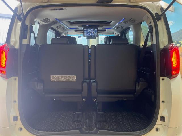 アルファード 2.5S Cパッケージ 後期モデル 禁煙車 モデリスタエアロ サンルーフ BIG-X11インチナビ フリップダウン 両側電動ドア パワーバックドア シートベンチレーション 三眼LEDヘッド セーフティセンス レーダークルーズ(27枚目)