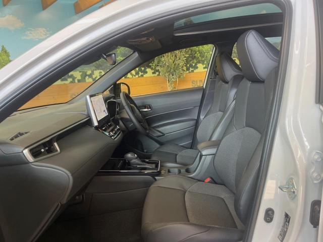 カローラクロス ハイブリッド Z 登録済未使用車 ガラスルーフ 10.5型ディスプレイオーディオ 全周囲カメラ レーダークルーズ ブラインドスポットモニター パワーバックドア シートベンチレーション ETC パワーシート LEDヘッド(28枚目)