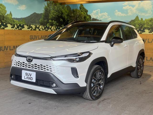 カローラクロス ハイブリッド Z 登録済未使用車 ガラスルーフ 10.5型ディスプレイオーディオ 全周囲カメラ レーダークルーズ ブラインドスポットモニター パワーバックドア シートベンチレーション ETC パワーシート LEDヘッド(48枚目)