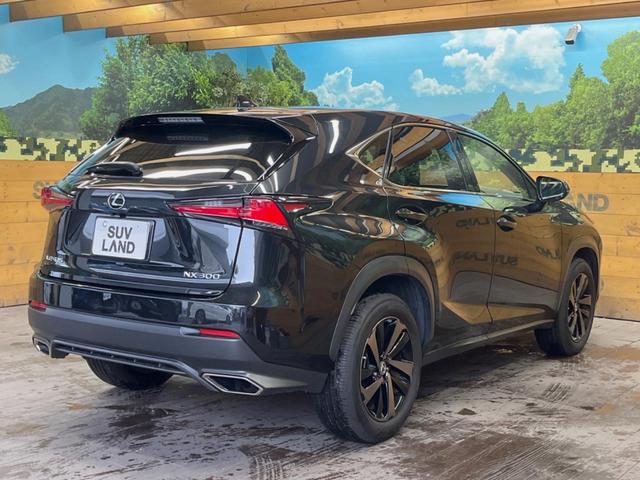 ＮＸ ＮＸ３００　バージョンＬ　サンルーフ　１０．３インチメーカーナビ　サイド・バックカメラ　プリクラッシュセーフティ　レーダークルーズ　黒革シート　シートベンチレーション　三眼ＬＥＤヘッド　１８インチオプションアルミ　スマートキー（17枚目）