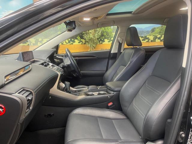 ＮＸ ＮＸ３００　バージョンＬ　サンルーフ　１０．３インチメーカーナビ　サイド・バックカメラ　プリクラッシュセーフティ　レーダークルーズ　黒革シート　シートベンチレーション　三眼ＬＥＤヘッド　１８インチオプションアルミ　スマートキー（21枚目）