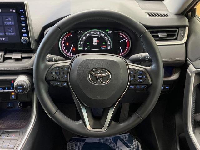 RAV4 G 9インチディスプレイオーディオ 全周囲カメラ セーフティセンス レーダークルーズ ブラインドスポットモニター シートヒーター 合皮シート LEDヘッド パワーバックドア 18インチアルミ スマートキー(12枚目)