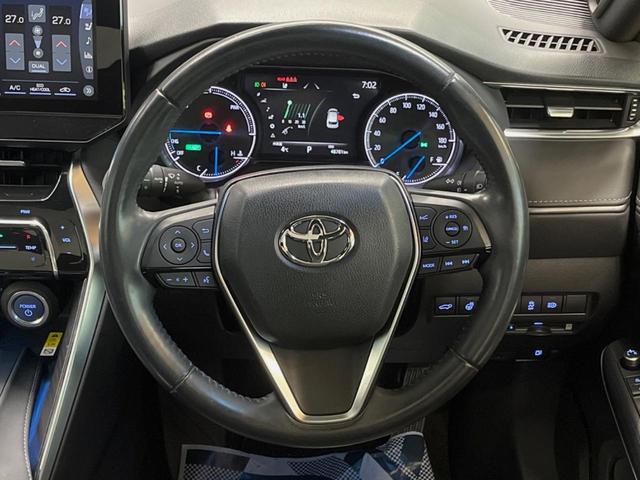 ハリアーハイブリッド Ｚ　レザーパッケージ　調光パノラマルーフ　１２．３インチメーカーナビ　全周囲カメラ　セーフティセンス　レーダークルーズ　ブラインドスポットモニター　黒革シート　ハンズフリーパワーバックドア　シートベンチレーション　ＥＴＣ（11枚目）