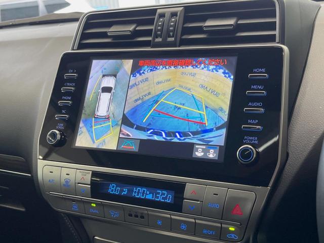 ランドクルーザープラド ＴＸ　Ｌパッケージ　マットブラックエディション　７人乗り　サンルーフ　禁煙車　純正９インチディスプレイオーディオ　全周囲カメラ　セーフティセンス　レーダークルーズ　黒革シート　グレード専用１８インチアルミ　ＬＥＤヘッド　ＥＴＣ　前席シートヒーター（5枚目）