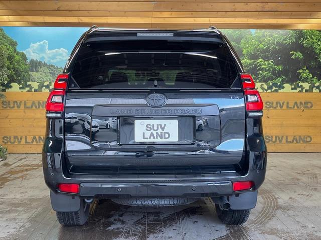 ランドクルーザープラド ＴＸ　Ｌパッケージ　マットブラックエディション　サンルーフ　ＢＩＧ－Ｘ９型ナビ　バックカメラ　セーフティセンス　レーダークルーズ　黒革シート　シートベンチレーション　グレード専用１８インチアルミ　革巻きステアリング　スマートキー　ＬＥＤヘッド（52枚目）