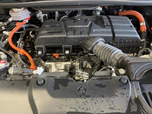 ステップワゴン ｅ：ＨＥＶスパーダ　純正１１．４インチナビ　全周囲カメラ　ホンダセンシング　レーダークルーズ　両側パワスラ　ハーフレザーシート　ブラインドスポットモニター　パワーバックドア　シートヒーター　ＬＥＤヘッド　１６インチアルミ（18枚目）