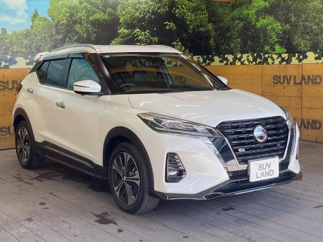 キックス X 純正9インチナビ 全周囲カメラ インテリジェントエマージェンシー プロパイロット 禁煙車 ハーフレザーシート コーナーセンサー ルーフレール オートブレーキホールド LEDヘッド 17インチアルミ(16枚目)