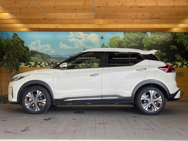 キックス X 純正9インチナビ 全周囲カメラ インテリジェントエマージェンシー プロパイロット 禁煙車 ハーフレザーシート コーナーセンサー ルーフレール オートブレーキホールド LEDヘッド 17インチアルミ(47枚目)