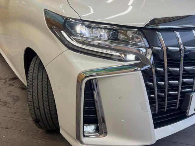 アルファード ２．５Ｓ　Ｃパッケージ　サンルーフ　１０．５インチメーカーナビ　全周囲カメラ　セーフティセンス　レーダークルーズ　両側パワスラ　デジタルインナーミラー　フリップダウン　ブラインドスポットモニター　パワーバックドア　合皮シート（12枚目）