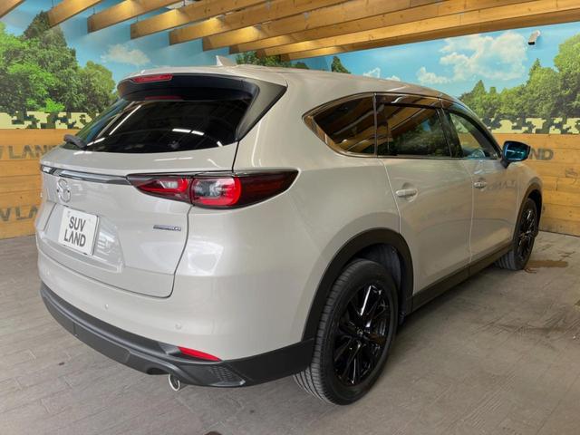 CX-8 25S ブラックトーンエディション 10.25インチマツダコネクトナビ 全周囲カメラ メモリー機能付きパワーシート パワーバックドア ハーフレザーシート シートヒーター 純正19インチアルミ オートブレーキホールド Bluetooth(18枚目)