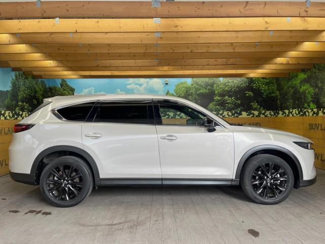 CX-8 25S ブラックトーンエディション 10.25インチマツダコネクトナビ 全周囲カメラ メモリー機能付きパワーシート パワーバックドア ハーフレザーシート シートヒーター 純正19インチアルミ オートブレーキホールド Bluetooth(55枚目)