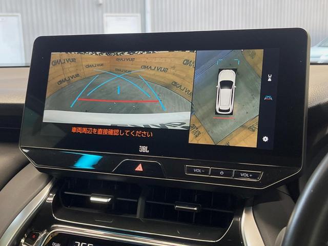 ハリアーハイブリッド Ｚ　１２．３インチディスプレイオーディオ　ＪＢＬサウンド　全周囲カメラ　ハンズフリーパワーバックドア　パワーシート　ブラインドスポットモニター　純正１９インチアルミ　デジタルインナーミラー　ＥＴＣ（4枚目）
