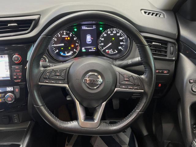 エクストレイル ２０Ｘ　ハイブリッド　メーカーナビ　全周囲カメラ　エマージェンシーブレーキ　クルーズコントロール　パワーバックドア　デュアルオートエアコン　ＬＥＤヘッド　純正１８インチアルミ　ハーフレザーシート　インテリジェントキー（12枚目）