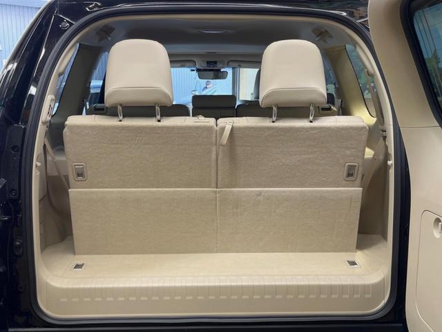 ランドクルーザープラド ＴＸ　Ｌパッケージ　４ＷＤ　７人乗り　サンルーフ　９型ディスプレイオーディオ　全周囲カメラ　レーダークルーズ　シートベンチレーション　　ベージュ革シート　ＬＥＤヘッド　クリアランスソナー　ＥＴＣ　ＯＰ１９インチアルミ（56枚目）