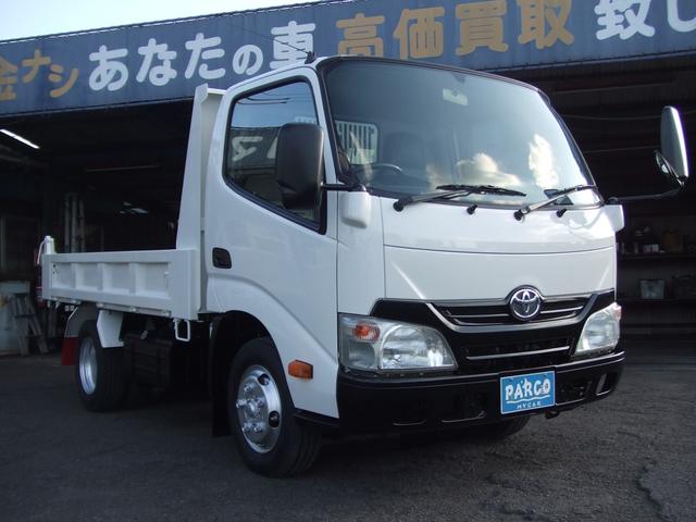 ダイナトラック 2トン全低床強化ダンプ ワンオ-ナ-車 左電格ミラ- 極東強化ダンプ 全面塗装済み 内装クリーニング済み(4枚目)