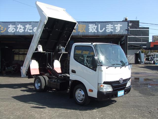 ダイナトラック 2トン全低床強化ダンプ ワンオ-ナ-車 左電格ミラ- 極東強化ダンプ 全面塗装済み 内装クリーニング済み(11枚目)