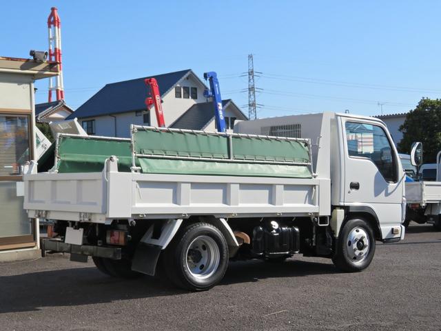 エルフトラック 全低床3tダンプ コボレーン付 3.0ディーゼルターボエンジン フロア6速MT 積載量3000kg ETC 運転席エアバック エアコン パワステ パワーウインドウ(8枚目)