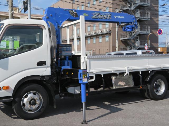 ダイナトラック 超ロング3t積 タダノ4段クレーン ラジコン フックイン付 4.0ディーゼルターボエンジン フロア6速ミッション 荷台内寸(長さ447cmX横幅207cm) 荷台フロア鉄板張り 積載量3000kg(39枚目)