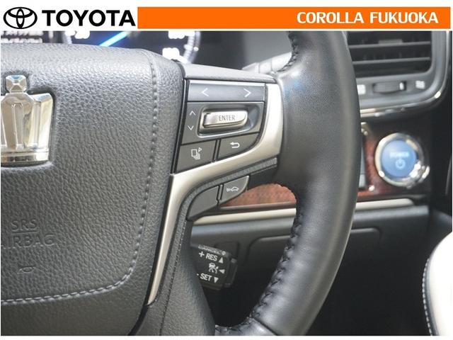 クラウンハイブリッド ロイヤルサルーン 衝突被害軽減システム メモリーナビ フルセグ ETC バックカメラ CD DVD再生 キーレス スマートキー 盗難防止装置(20枚目)