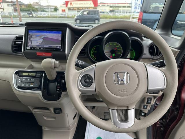 Ｎ－ＢＯＸ Ｇ・Ｌパッケージ　ワンセグナビ・Ｂｌｕｅｔｏｏｔｈ付　スマートキー　両側スライド片側電動ドア　ＥＣＳ　アイドリングストップ（30枚目）