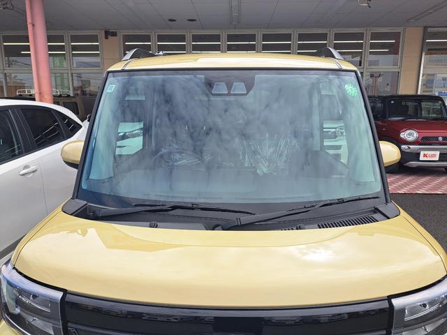 タント ファンクロス　登録済み未使用車　両側電動スライドドア　アイドリングストップ　プッシュスタート　電動パーキングブレーキ　オートエアコン　ロールサンシェード（55枚目）