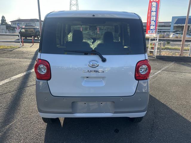 ムーヴキャンバス ストライプスＧ　登録済み未使用車　両側電動スライドドア　電動パーキングブレーキ　シートヒーター（6枚目）