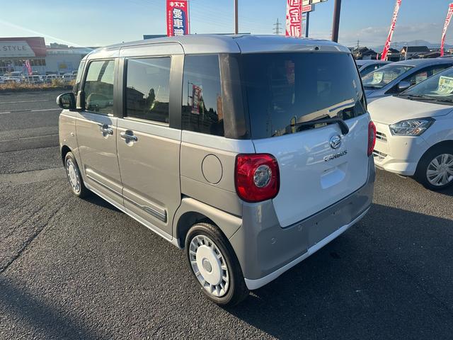 ムーヴキャンバス ストライプスＧ　登録済み未使用車　両側電動スライドドア　電動パーキングブレーキ　シートヒーター（8枚目）