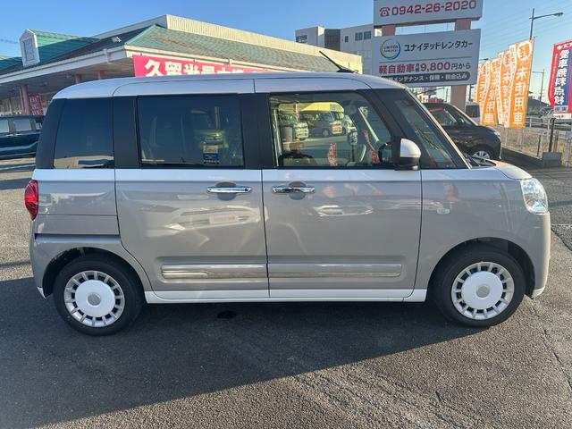 ムーヴキャンバス ストライプスＧ　登録済み未使用車　両側電動スライドドア　電動パーキングブレーキ　シートヒーター（9枚目）