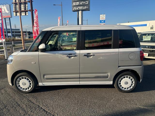 ムーヴキャンバス ストライプスＧ　登録済み未使用車　両側電動スライドドア　電動パーキングブレーキ　シートヒーター（11枚目）