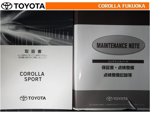 取扱説明書・メンテナンスノートです。車の情報が凝縮されています。車の整備記録が記載されている大事な物ですよ。