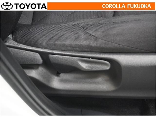 運転席シート上下アジャスター付き。ドライバーの背丈に合わせて調整できます。