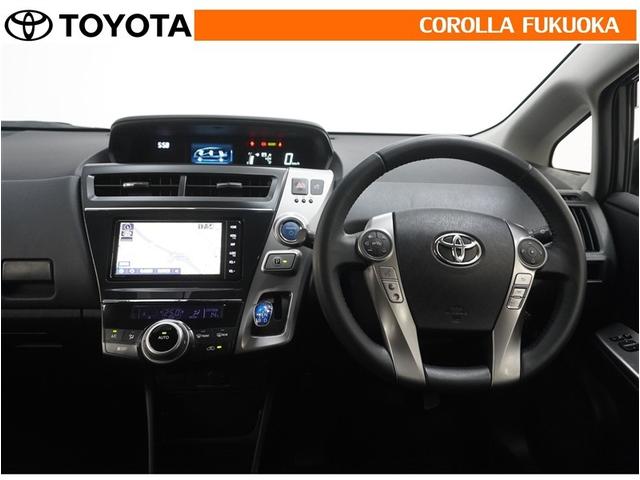 プリウスα Ｓツーリングセレクション　衝突被害軽減システム　メモリーナビ　フルセグ　ＥＴＣ　バックカメラ　ドラレコ　ＣＤ　ＤＶＤ再生　キーレス　スマートキー　盗難防止装置（14枚目）