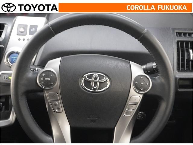 プリウスα Ｓツーリングセレクション　衝突被害軽減システム　メモリーナビ　フルセグ　ＥＴＣ　バックカメラ　ドラレコ　ＣＤ　ＤＶＤ再生　キーレス　スマートキー　盗難防止装置（21枚目）