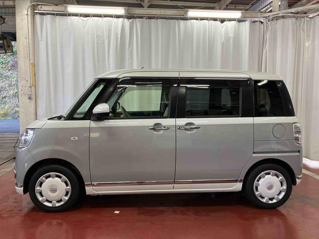 ムーヴキャンバス GメイクアップVS SAIII 下取車 ナビ ブルートゥース ドライブレコーダー 衝突被害軽減システム レーンキープ 両側電動スライドドア プッシュスタート LEDヘッドランプ オートライト スマートキー 衝突安全ボディ(8枚目)