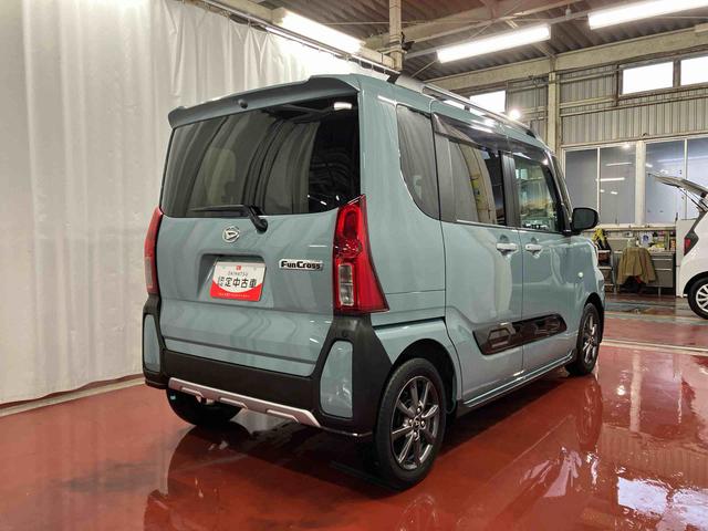 タント ファンクロス 下取車 ナビ ブルートゥース 誤発進抑制機能 バックカメラ LEDヘッドランプ ドラレコ レーンキープアシスト DVD 記録簿 ETC スマートキー プッシュスタート 衝突被害軽減システム(5枚目)