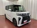 タント カスタムRS 届出済未使用車 元展示車 ターボ 禁煙 ディスプレイオーディオ バックカメラ ブルートゥース 衝突被害軽減システム 両側電動スライドドア シートヒーター LEDヘッドランプ オートライト スマートキー 中古車画像_4